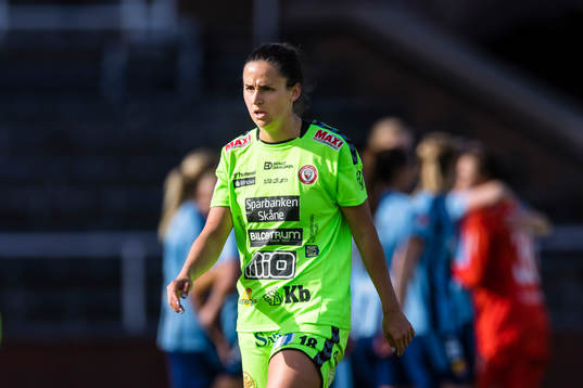 Kristianstads Evelyne Viens deppar