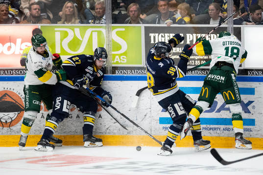 s Andreas Söderberg, Nichlas Torp och Björklövens Axel