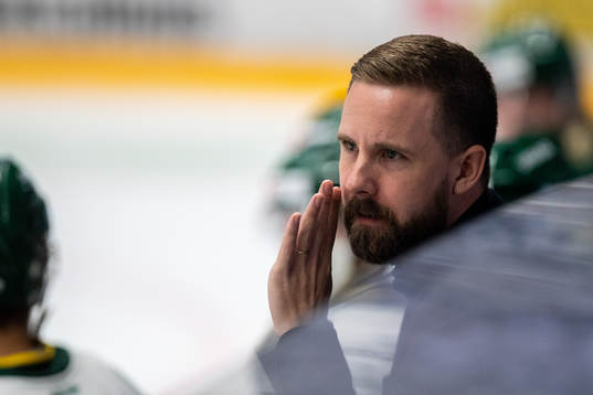 Björklövens tränare Viktor Stråhle