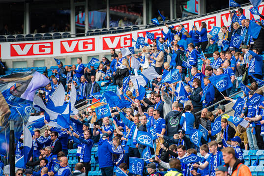 Spectators in the stands