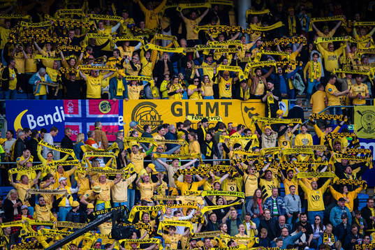 Spectators in the stands