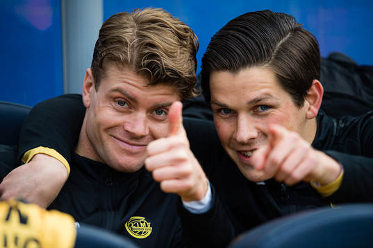 Sondre Sørli and Sondre Brunstad Fet of Bodø/Glimt