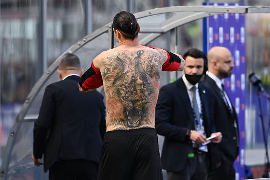 Zlatan Ibrahimovic of Milan