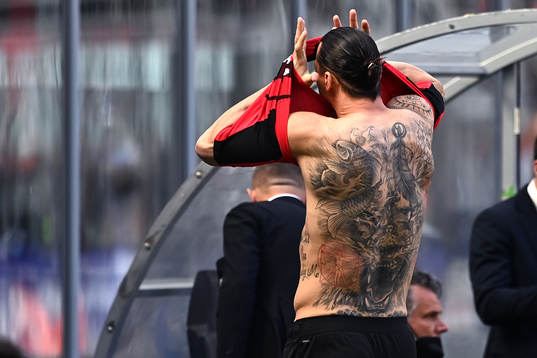 Zlatan Ibrahimovic of Milan