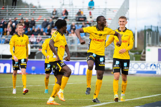 Elfsborgs Maudo Lamine Jarjué jublar