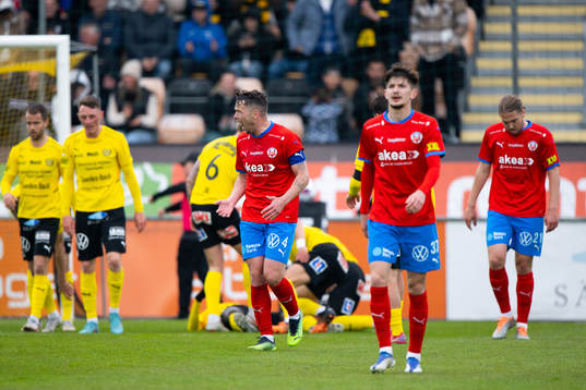 Helsingborgs Viljormur Davidsen, Armin Gigovic och Charlie