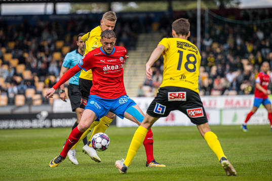 Helsingborgs Albert Ejupi, Mjällbys David Löfquist och