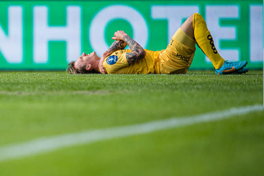 Runar Espejord of Bodø/Glimt in pain