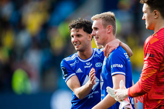 Rafik Zekhnini and Sivert Heggheim Mannsverk of Molde