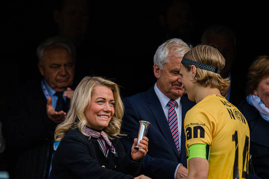 Sandra Borch, minister of agriculture and food, and Ulrik