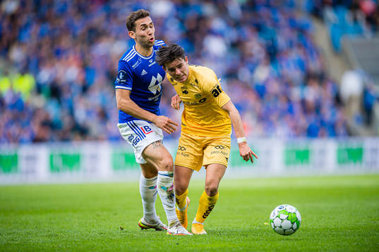 Benjamin Tiedemann Hansen of Molde and Hugo Vegard Vetlesen