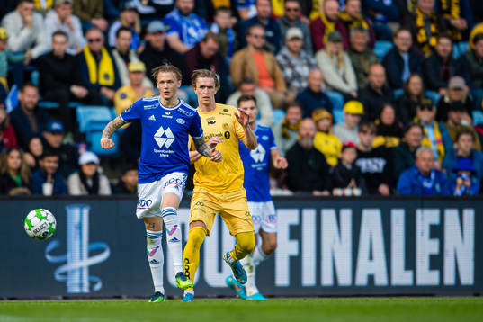 Birk Risa of Molde and Ola Selvaag Solbakken of Bodø/Glimt