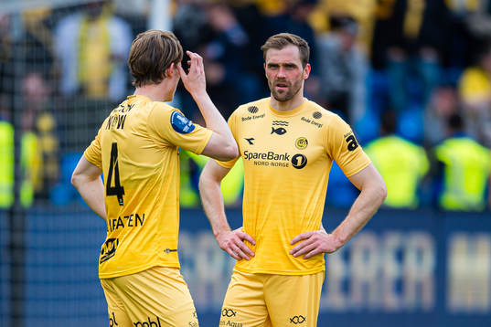 Brede Mathias Moe of Bodø/Glimt looks dejected