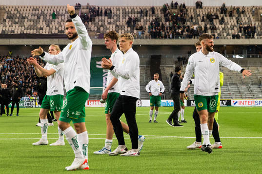 Hammarbys spelare tackar publiken