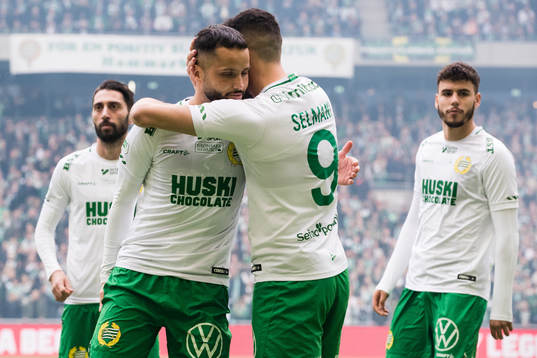 Hammarbys Nahir Besara, Mohanad Jeahze, Astrit Selmani och