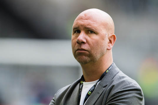 Hammarbys scoutingansvarige Mikael Hjelmberg innan