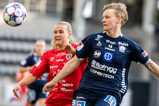 Örebros Amanda Rantanen och Linköpings Nilla Fischer