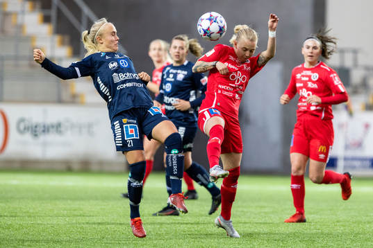 Linköpings Alva Selerud och Örebros Nathalie Hoff Persson