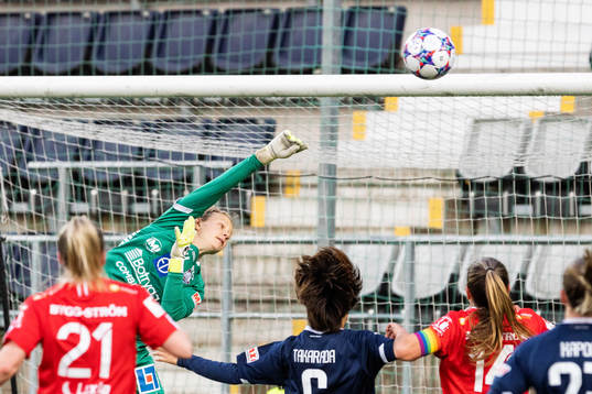 Linköpings målvakt Cajsa Andersson