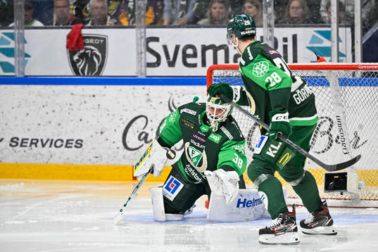 Färjestads målvakt Dominik Furch