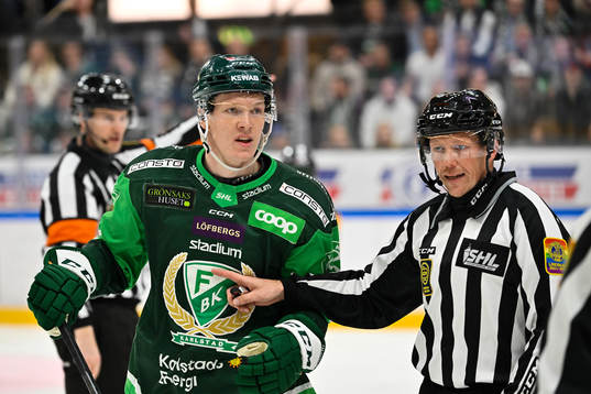 Färjestads Gustav Rydahl blir utvisad