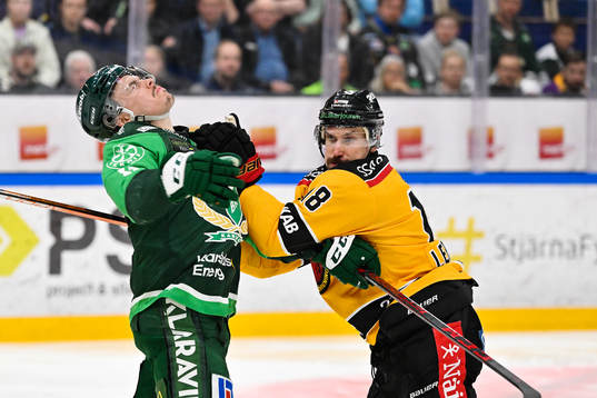 Färjestads Joakim Nygård och Luleås Sami Lepistö