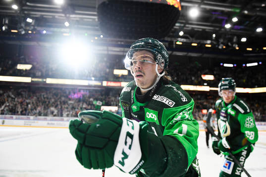 Färjestads Joakim Nygård jublar