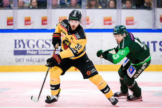 Luleås Oscar Engsund och Färjestads Daniel Viksten