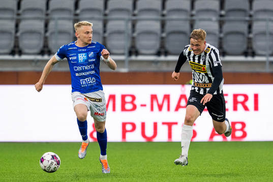 Norrbys Johan Brannefalk och Landskronas Jesper Strid