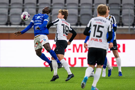 Norrbys Bubacarr Jobe och Landskronas Filip Ottosson