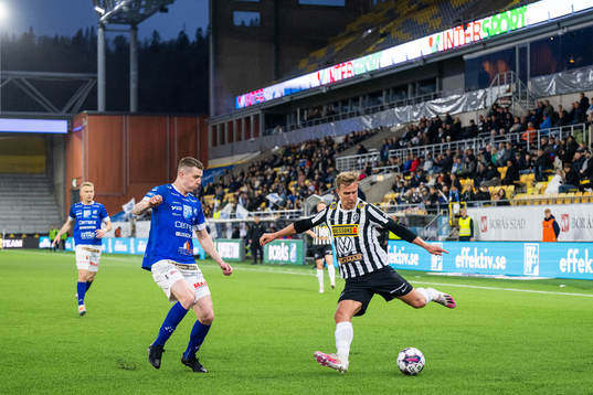 Norrbys Fredrik Lundgren och Landskronas Linus R Olsson