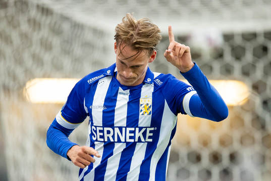 IFK Göteborgs Oscar Vilhelmsson jublar