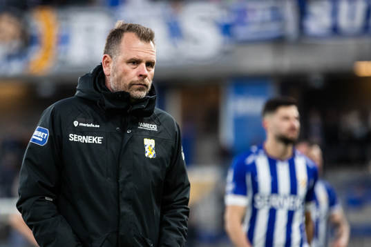 IFK Göteborgs tränare Mikael Stahre deppar