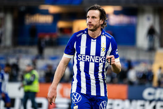 IFK Göteborgs Gustav Svensson deppar