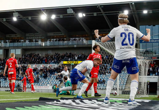 IFK Norrköpings Christoffer Nyman och Daniel Fritz Eid