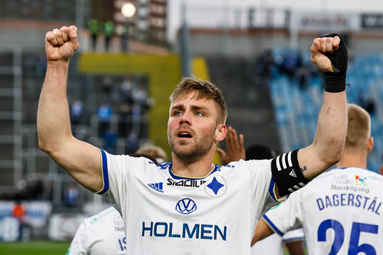 IFK Norrköpings Christoffer Nyman jublar
