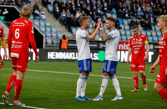 IFK Norrköpings Christoffer Nyman och Linus Wahlqvist