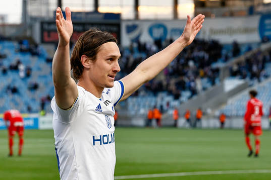 IFK Norrköpings Jonathan Levi jublar