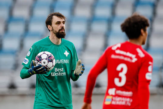 Värnamos målvakt Pilip Vaitsiakhovich