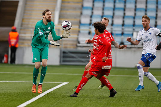 Värnamos målvakt Pilip Vaitsiakhovich