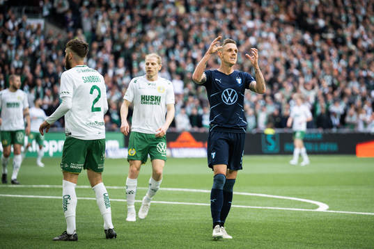 Malmö FFs Sören Rieks deppar