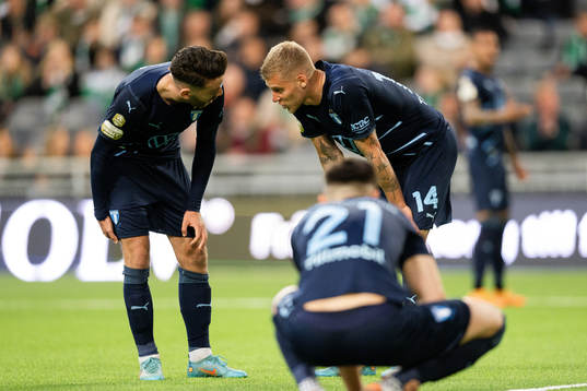 Malmö FFs Erdal Rakip och Felix Beijmo