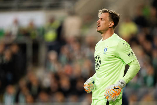 Malmö FFs målvakt Johan Dahlin