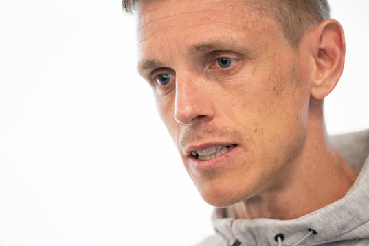 Malmö FFs Sören Rieks i mixade zonen