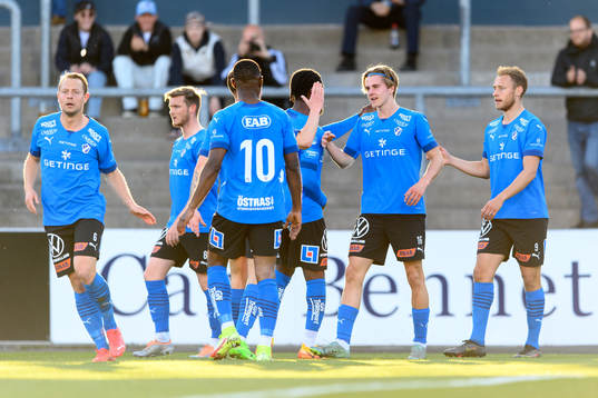 Halmstads Erik Ahlstrand jublar
