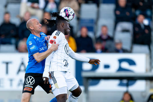 Halmstads Andreas Johansson och Östersunds Jordan Attah