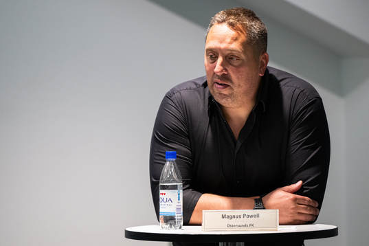 Östersunds tränare Magnus Powell