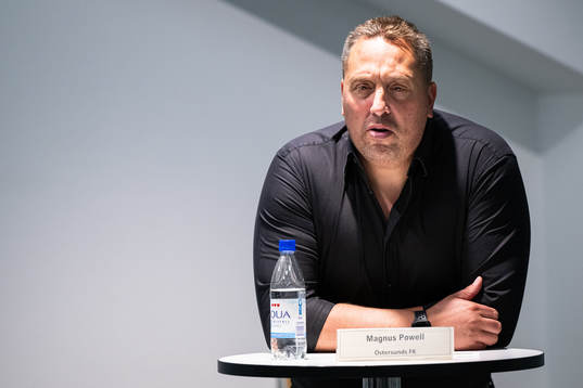 Östersunds tränare Magnus Powell