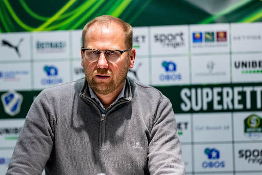 Halmstads tränare Magnus Haglund