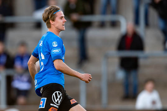 Halmstads Erik Ahlstrand jublar